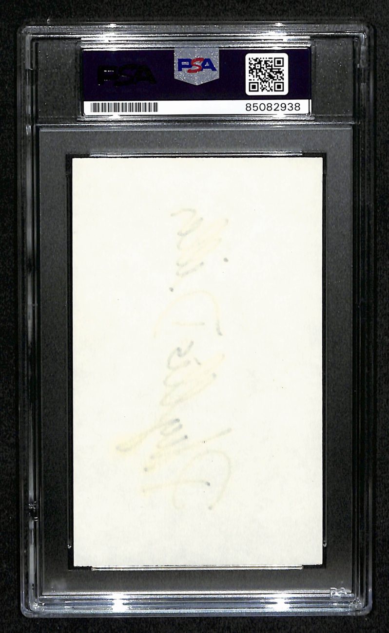 Phyllis Diller Signed 3x5 Index Card Stand-up Comedian PSA/DNA 184371