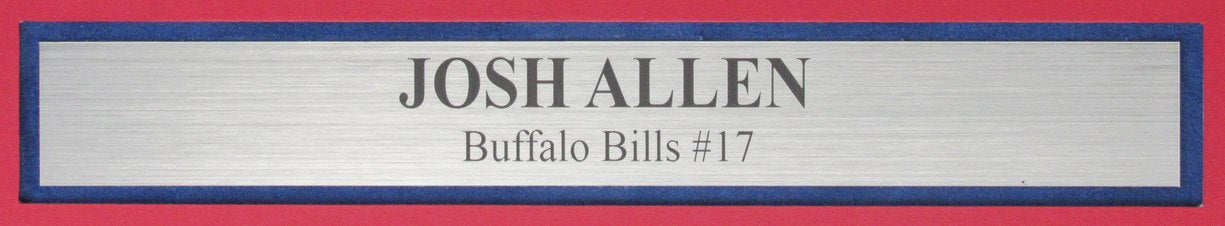 Josh Allen Autographed 16x20 Framed Photo Buffalo Bills Beckett 193040
