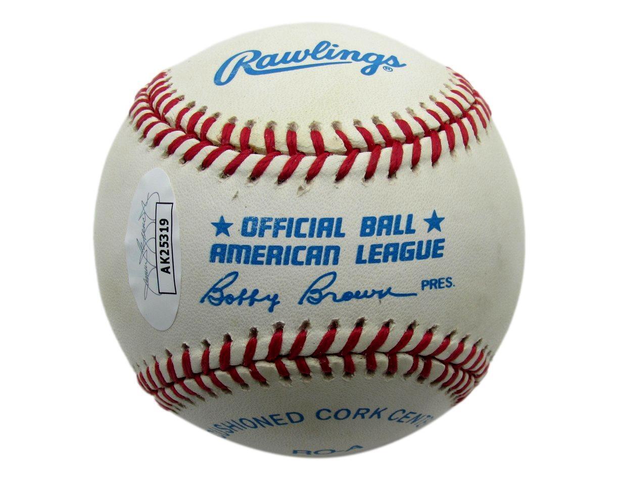 Gene Woodling Autographed OAL Baseball New York Yankees JSA 180605