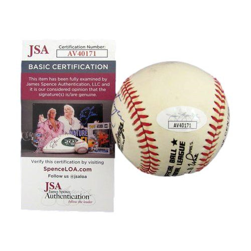 Green/Sawyer/Owens Multi-Signed/Auto ONL Baseball Phillies Managers JSA 188445