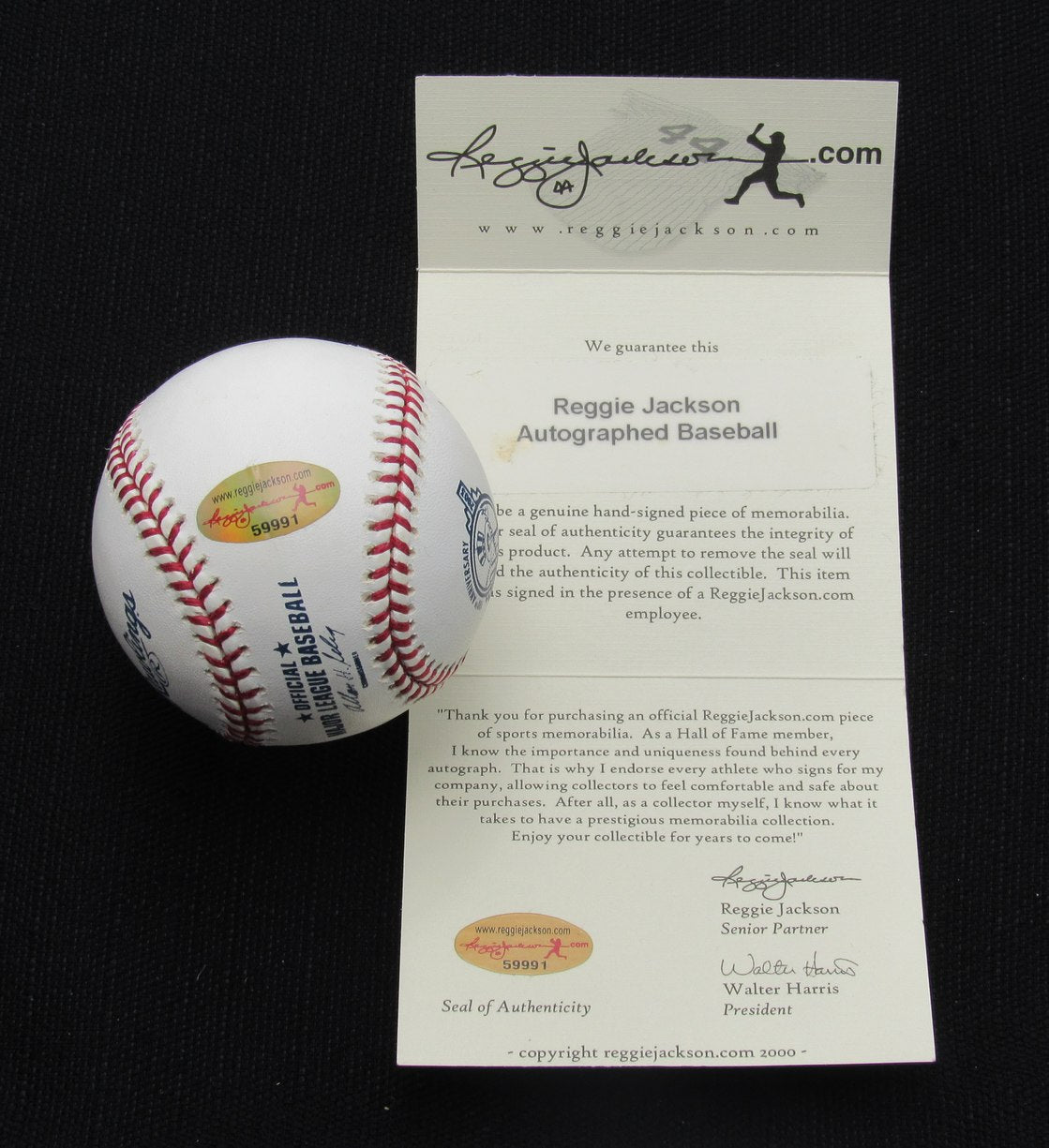 Reggie Jackson Signed/Auto Yankees 100th OML Baseball REGGIE JACKSON 187158
