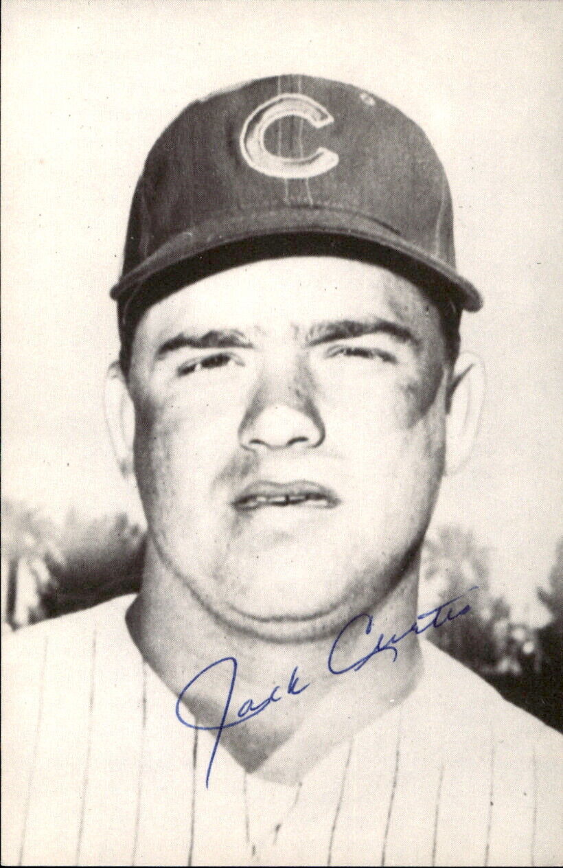 Jack Curtis Chicago Cubs Signed/Auto 3x5 Photo 178164