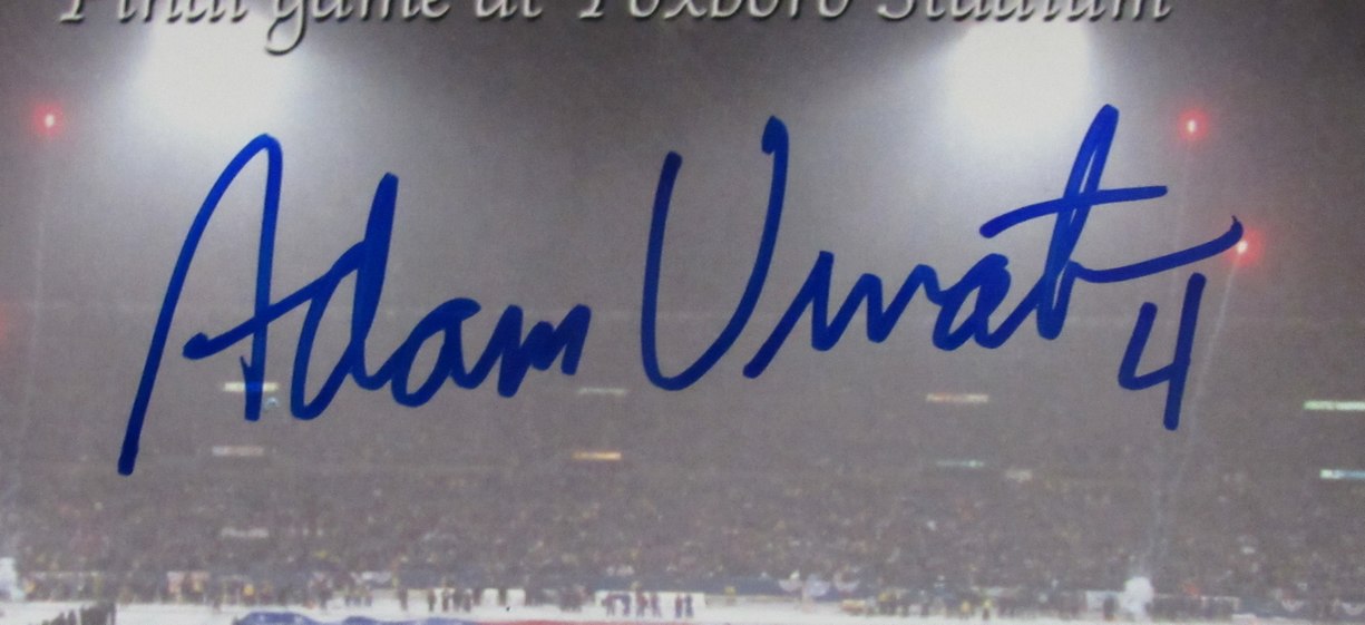 Adam Vinatieri Signed/Autographed 11x14 Photo Patriots PSA/DNA 192352