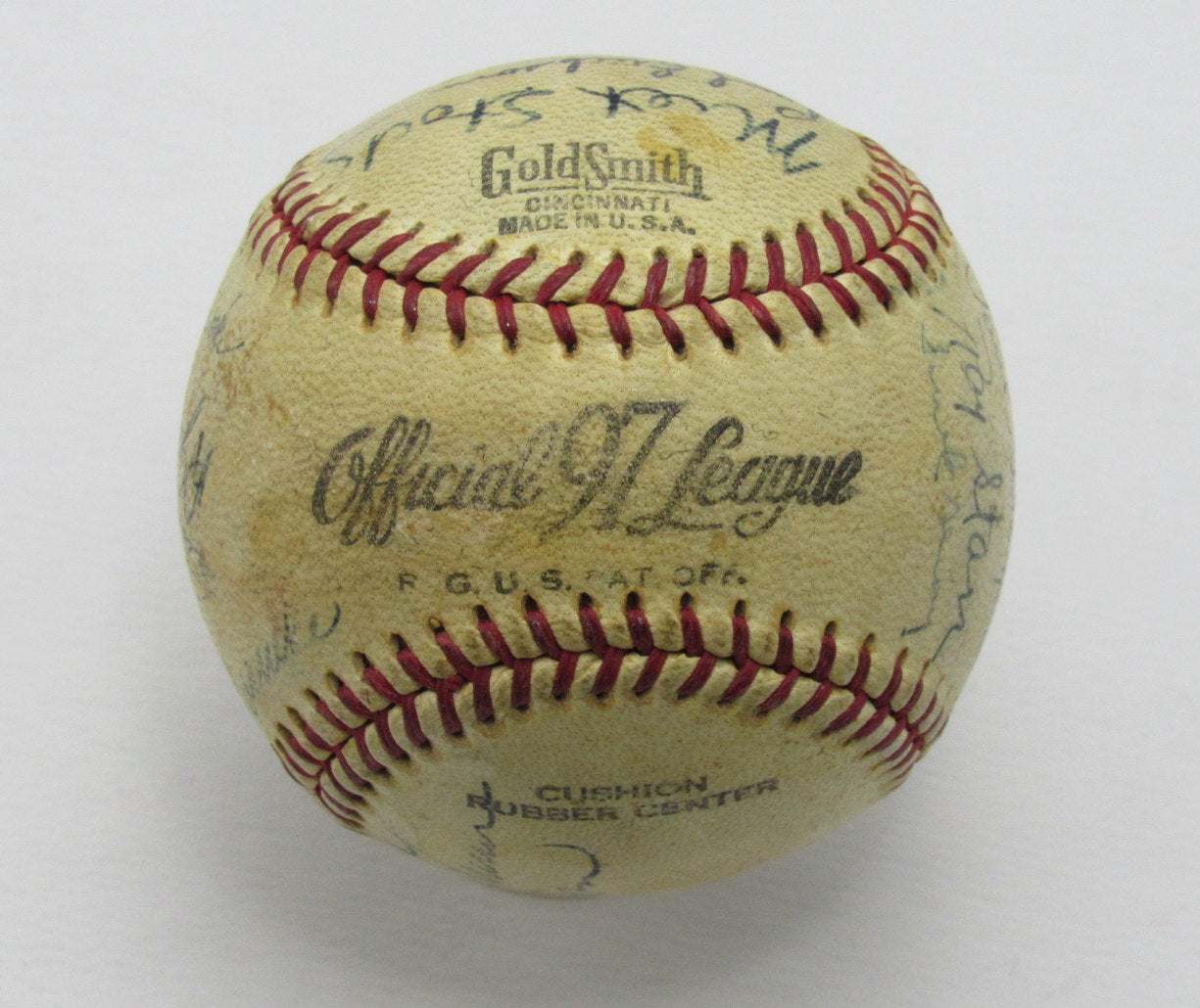 1945 NL Champion Cubs Team signed by 22 OL Baseball Grimm Hack Pafko 184932