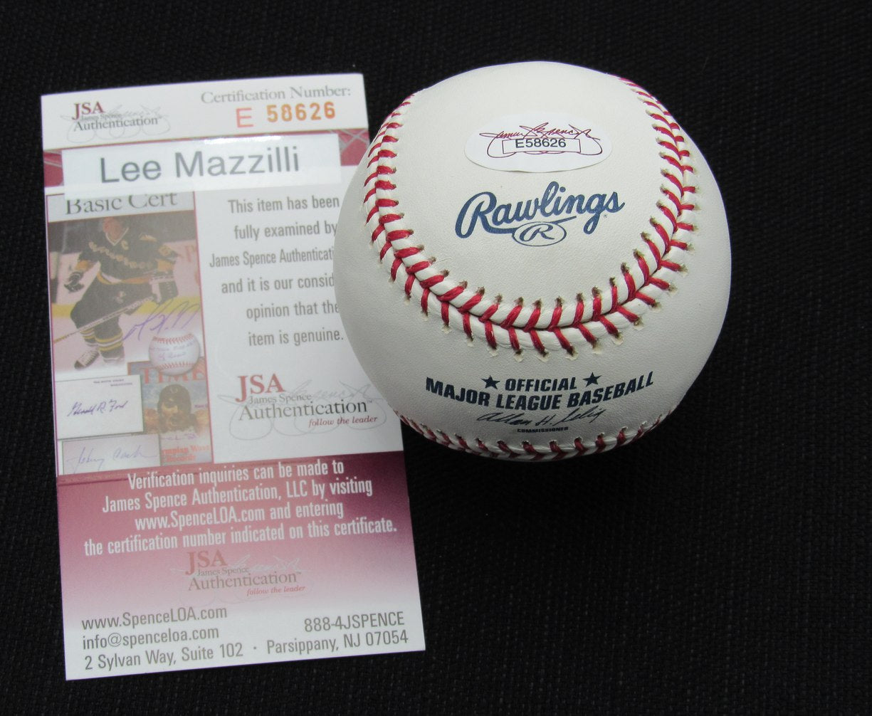 Lee Mazzilli Signed/Auto Yankees 100th OML Baseball JSA 186615