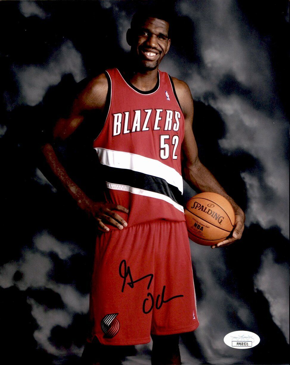 Greg Oden Portland Trailblazers Signed/Autographed 8x10 Photo JSA 160791