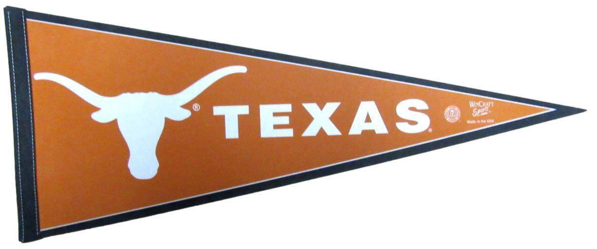 NCAA Texas Longhorns 30"x12" Burnt Orange Pennant 163064