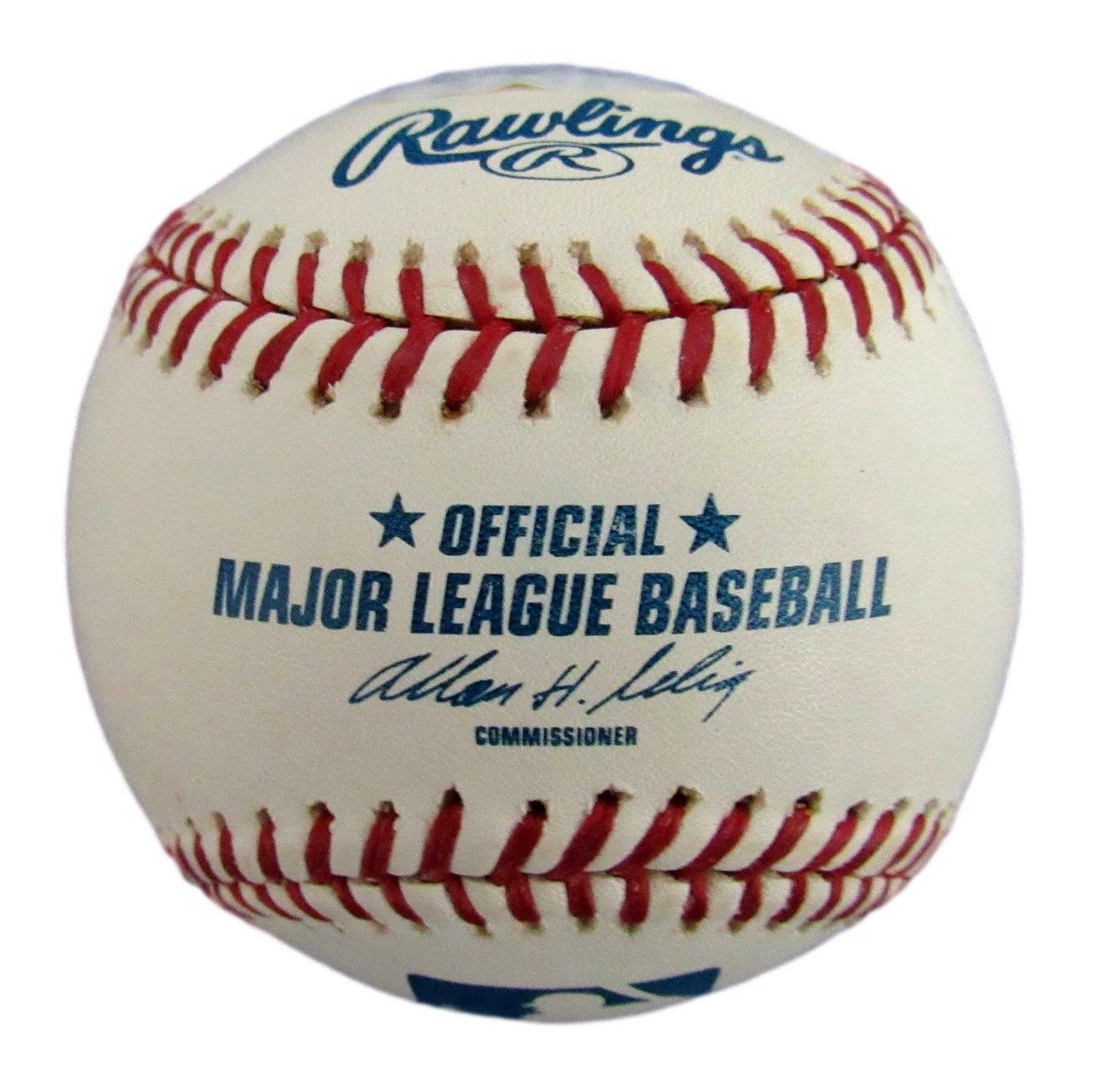 Neal Washington Philadelphia A's Signed/Inscr Rawlings OML Baseball JSA 158291