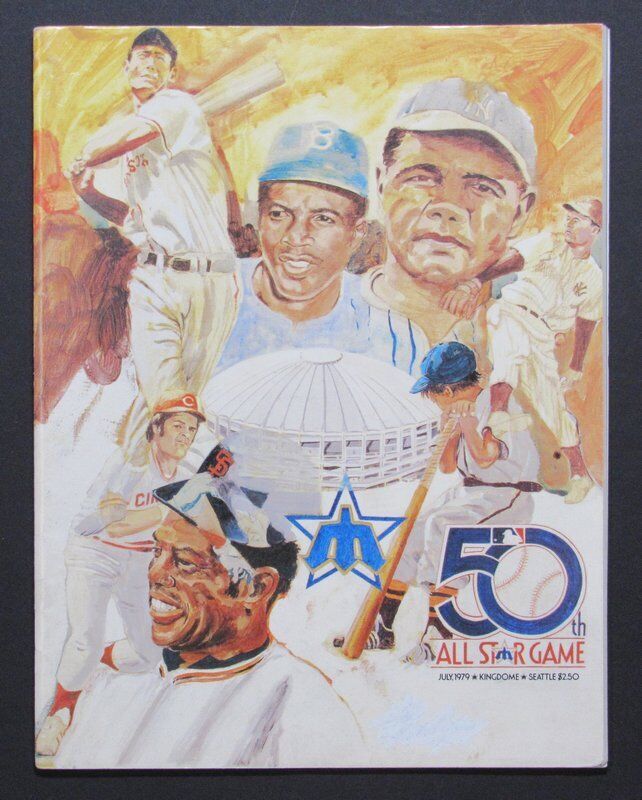 1979 MLB All-Star Souvenir Magazine in Kingdome Seattle