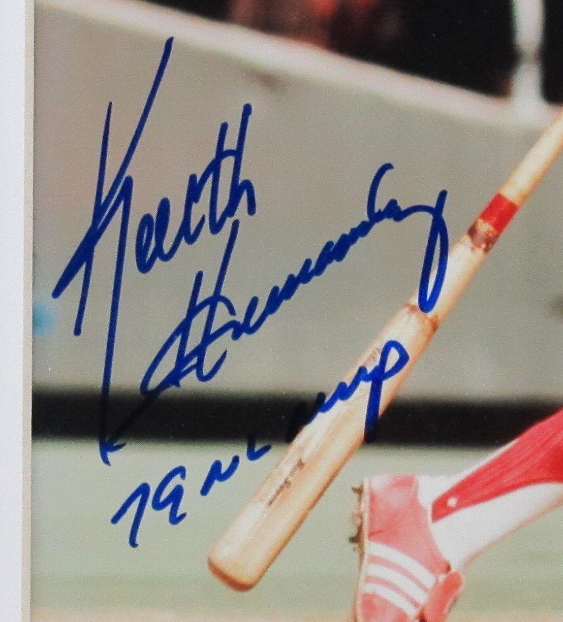 Keith Hernandez Signed/Inscr 8x10 Photo St. Louis Cardinals Framed JSA 187252