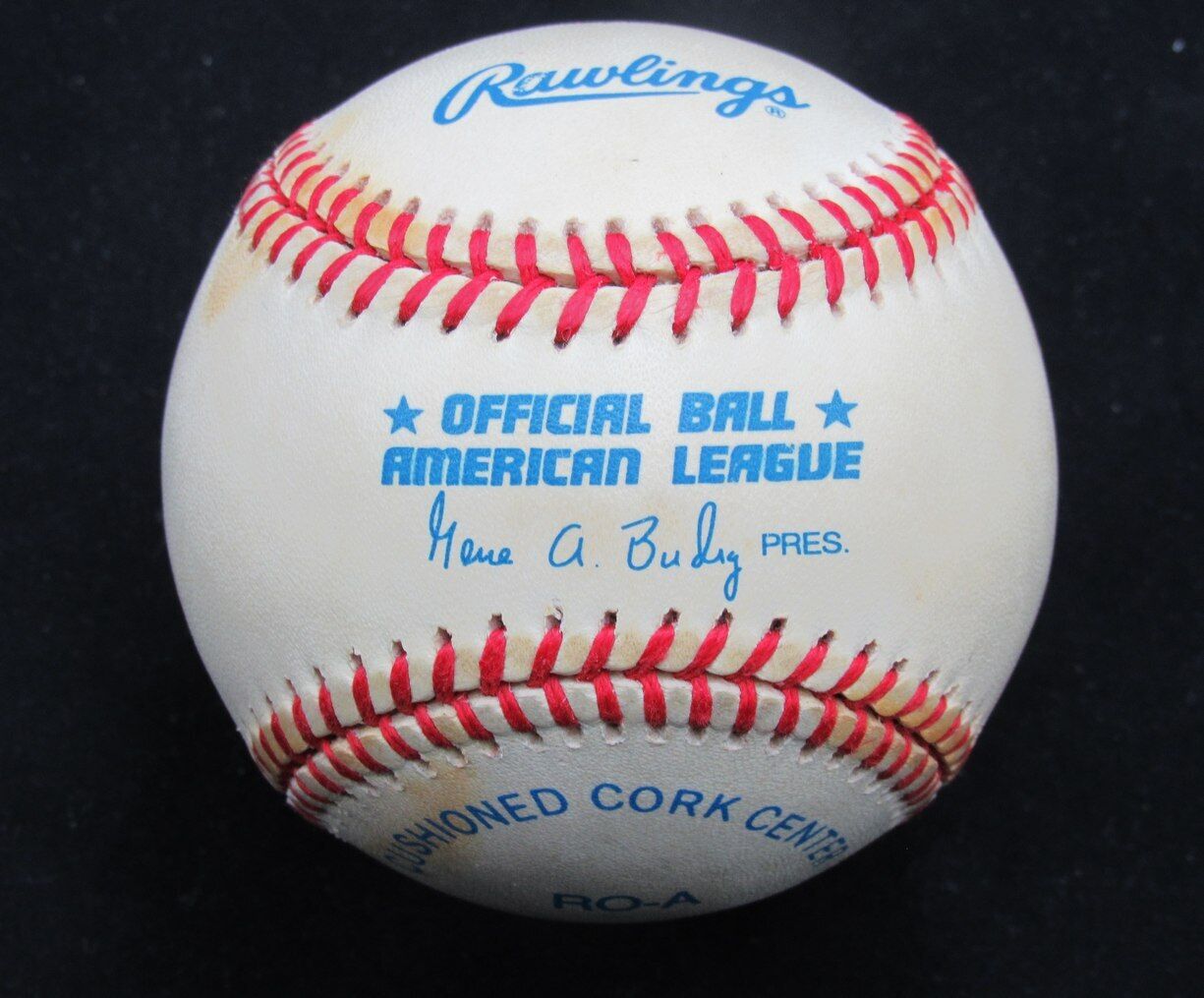 Fred Glover Autographed OAL Baseball NHL Hockey Player Detroit Red Wings