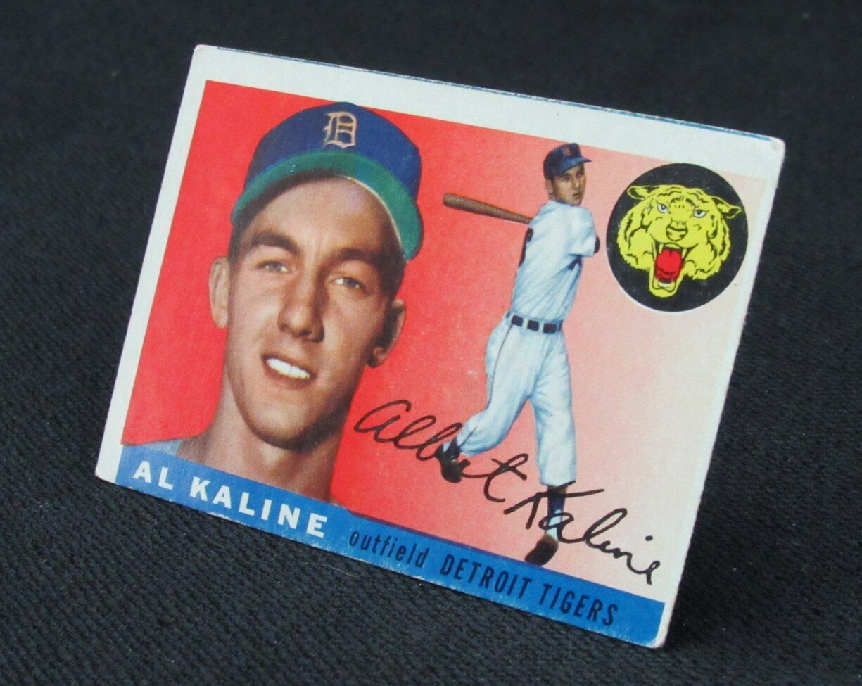 1955 Topps Al Kaline HOF #4 Authentic Card Detroit Tigers 2nd Year 177008
