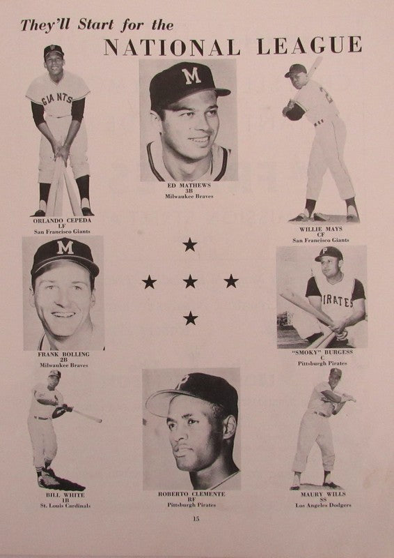 1961 MLB All Star Game Program at Candlestick Park, San Francisco, CA 188430