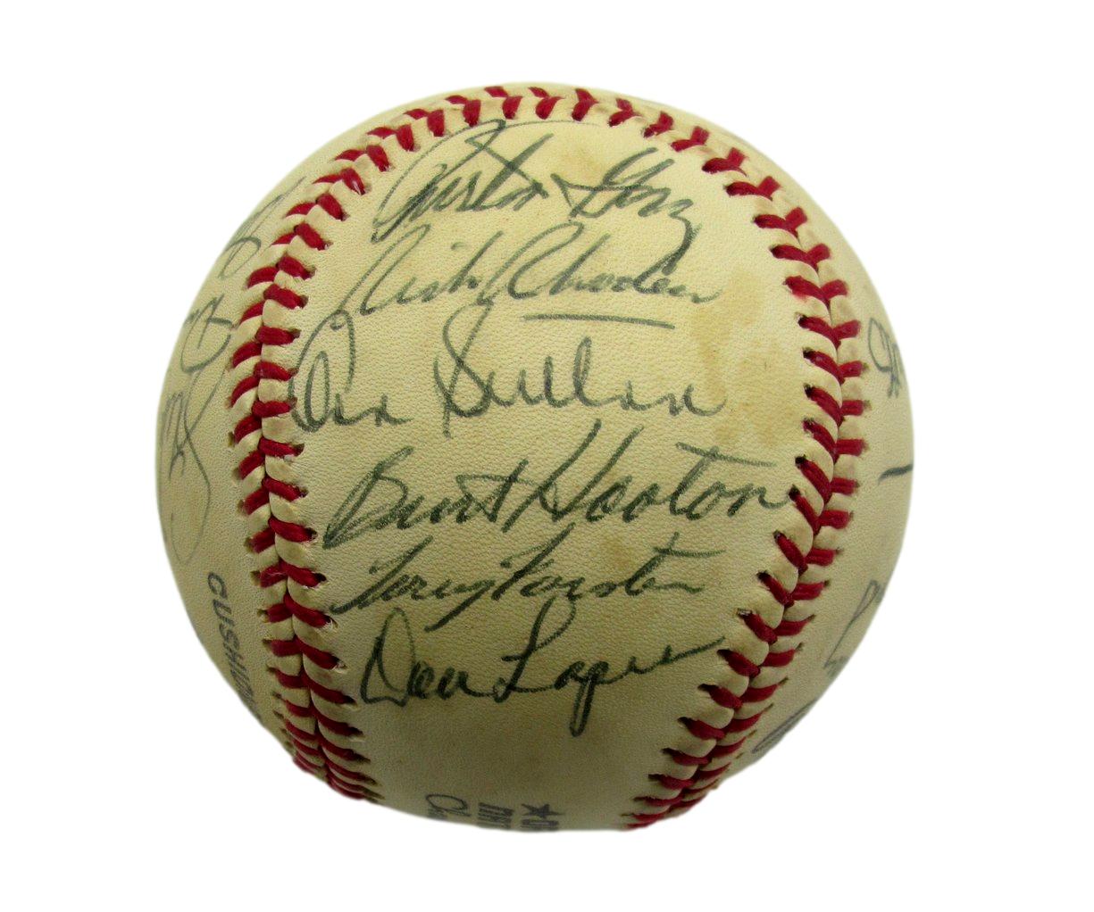 1979 Dodgers Team Signed by 18 ONL Baseball Sutton Lasorda HOF Garvey 190531