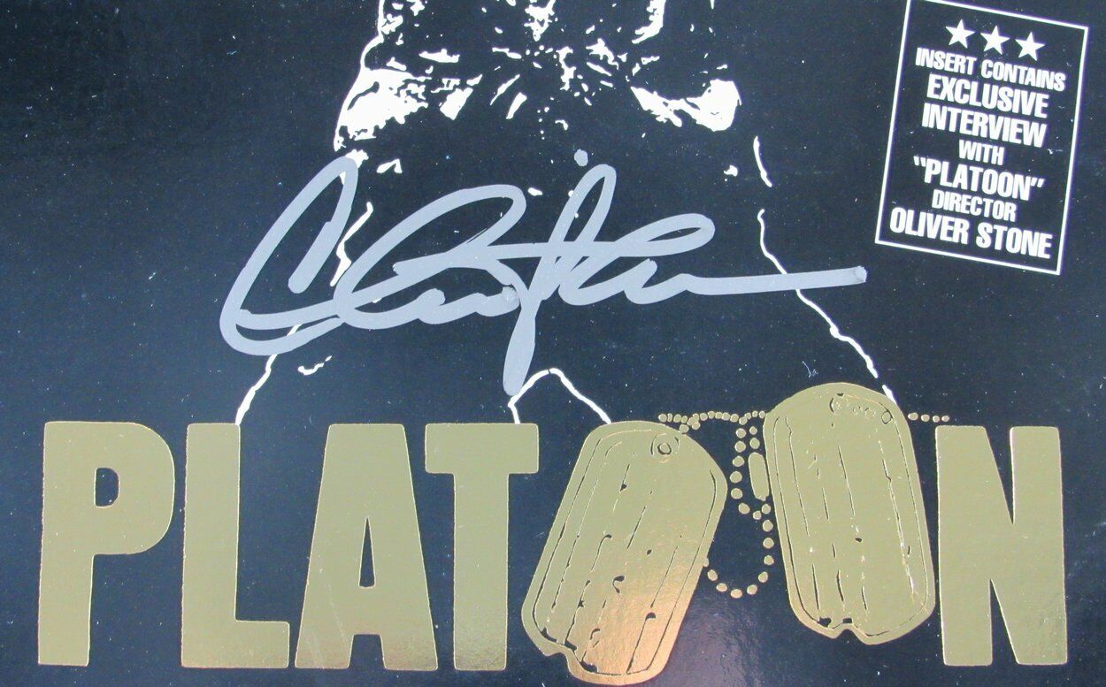 Charlie Sheen Actor Signed/Autographed "Platoon" LaserDisc PSA/DNA ITP 160402