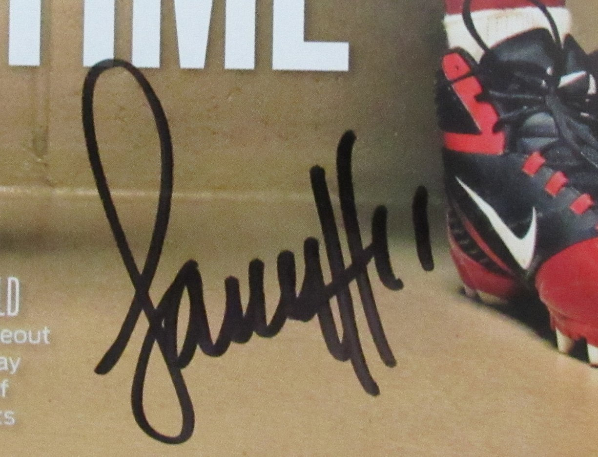 Larry Fitzgerald Signed 2011 Sports Illustrated Magazine NO LABEL JSA 190768