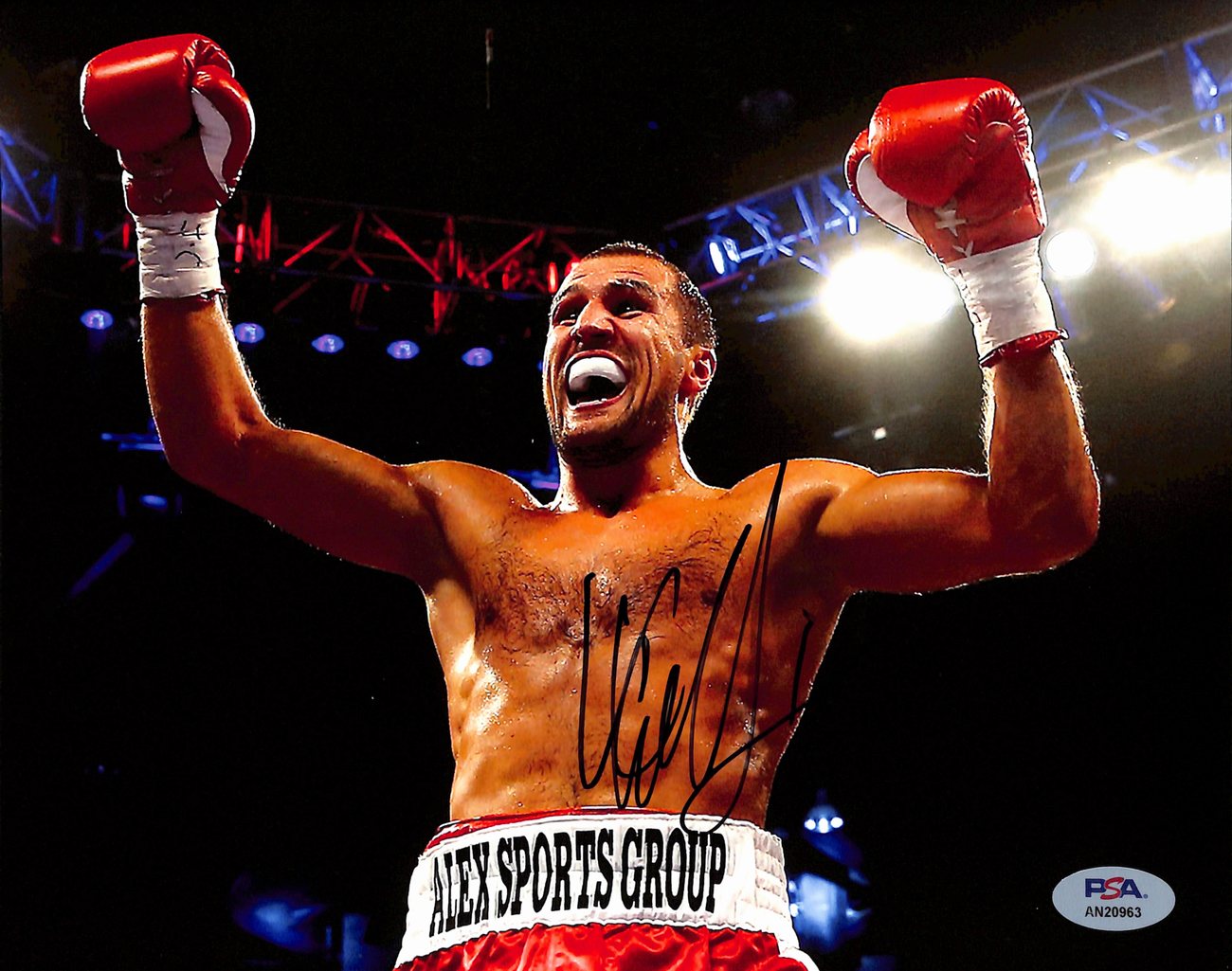 Sergey "Krusher" Kovalev Signed 8x10 Photo Professional Boxer PSA/DNA 189047