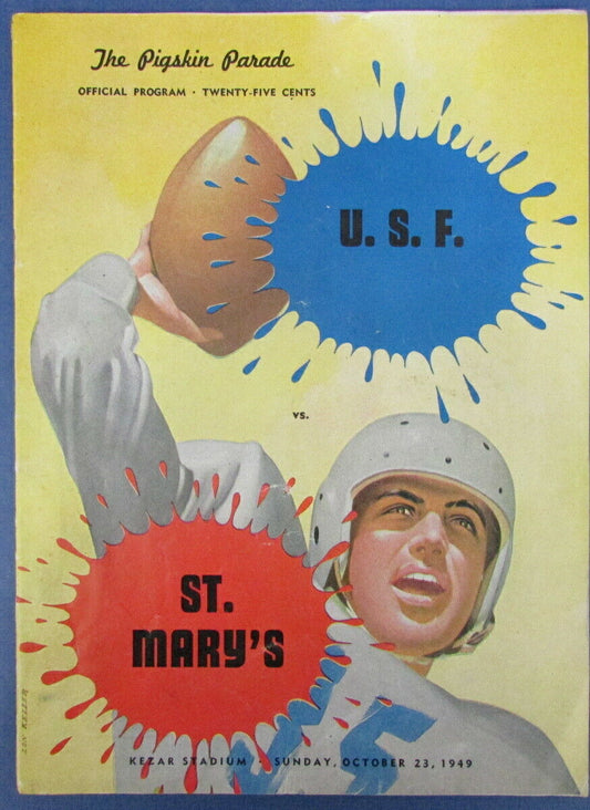 1949 The Pigskin Parade University of San Francisco v. St. Mary's Program 127016