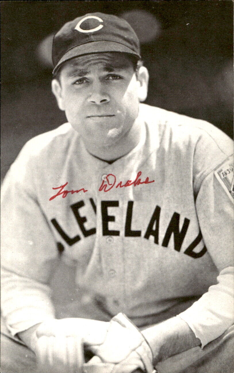 Tom Drake Indians d. 1988 Signed/Autographed 3x5 Photo 178198
