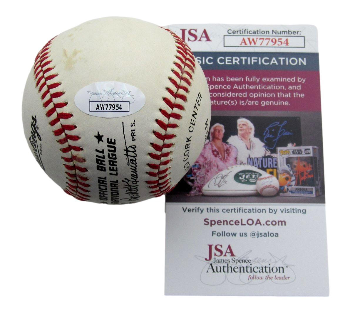 Robin Roberts HOF Signed/Auto ONL Baseball Philadelphia Phillies JSA 191262