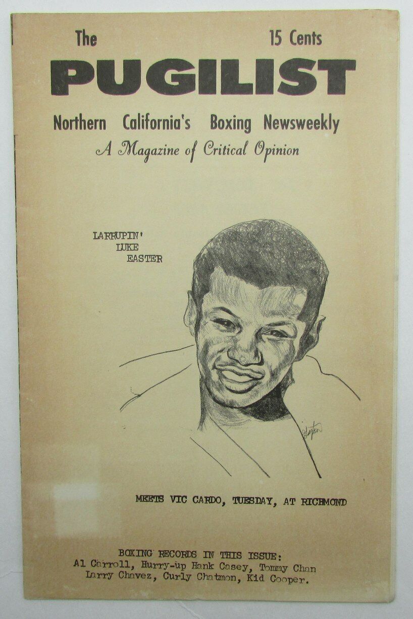 1946 Vintage The Pugilist Boxing Newsweekly Luke Easter on Cover 167686