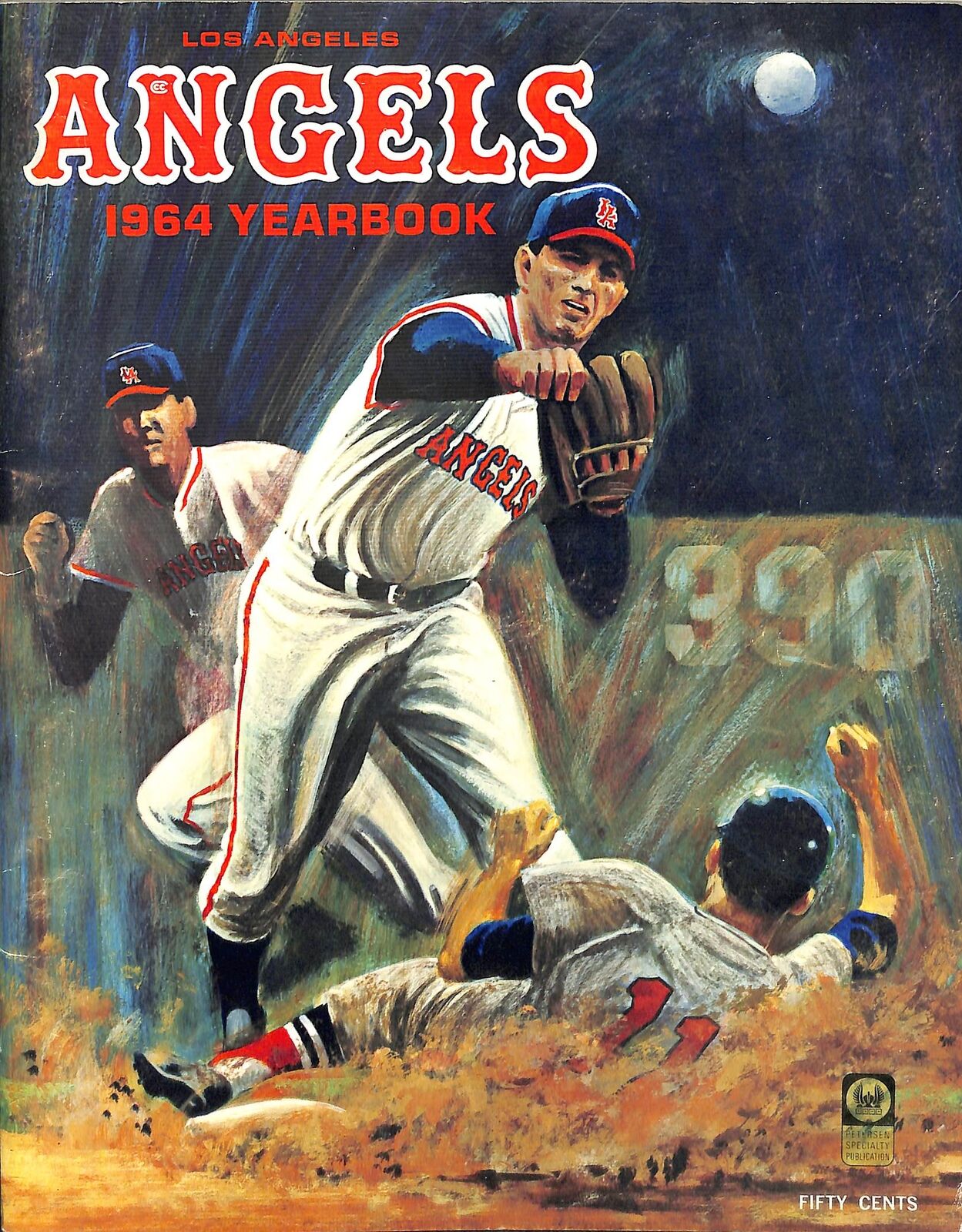 1964 Los Angeles Angels Baseball Yearbook Jim Fregosi, Dean Chance 180221