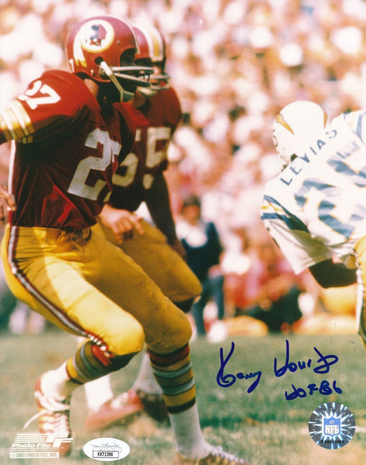 Ken Houston HOF Autographed/Inscribed 8x10 Photo Washington Redskins JSA