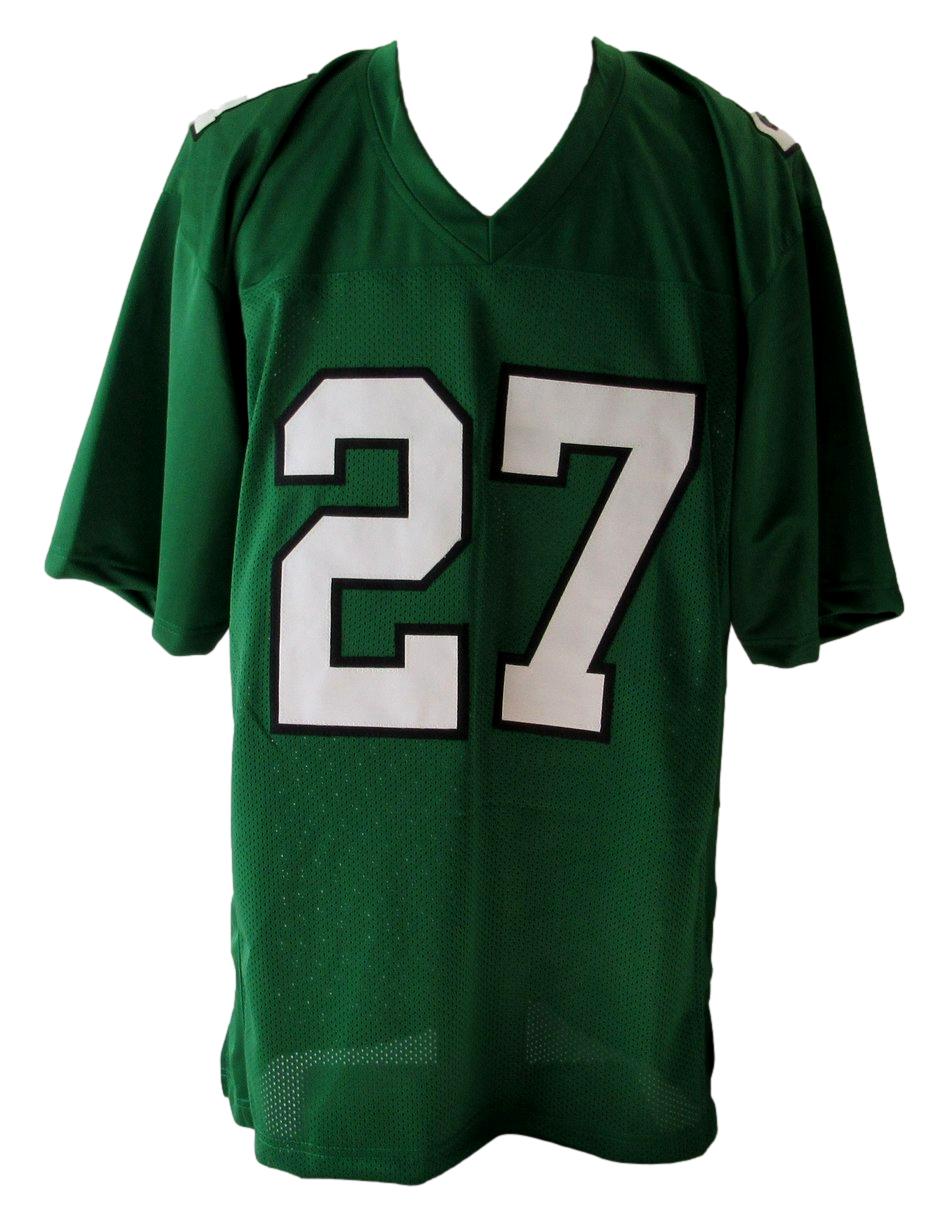 Quinyon Mitchell Kelly Green Custom Football Jersey Eagles JSA 193304
