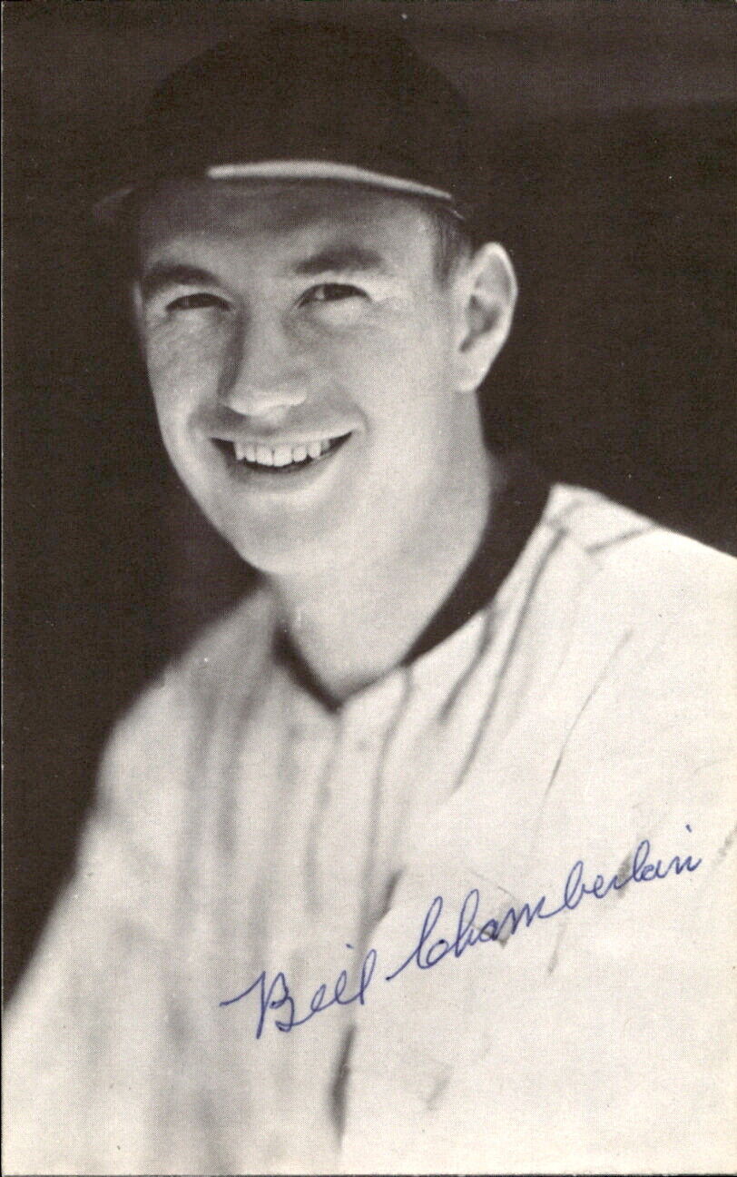 Bill Chamberlain White Sox d. 1994 Signed/Auto 3x5 Photo 178121