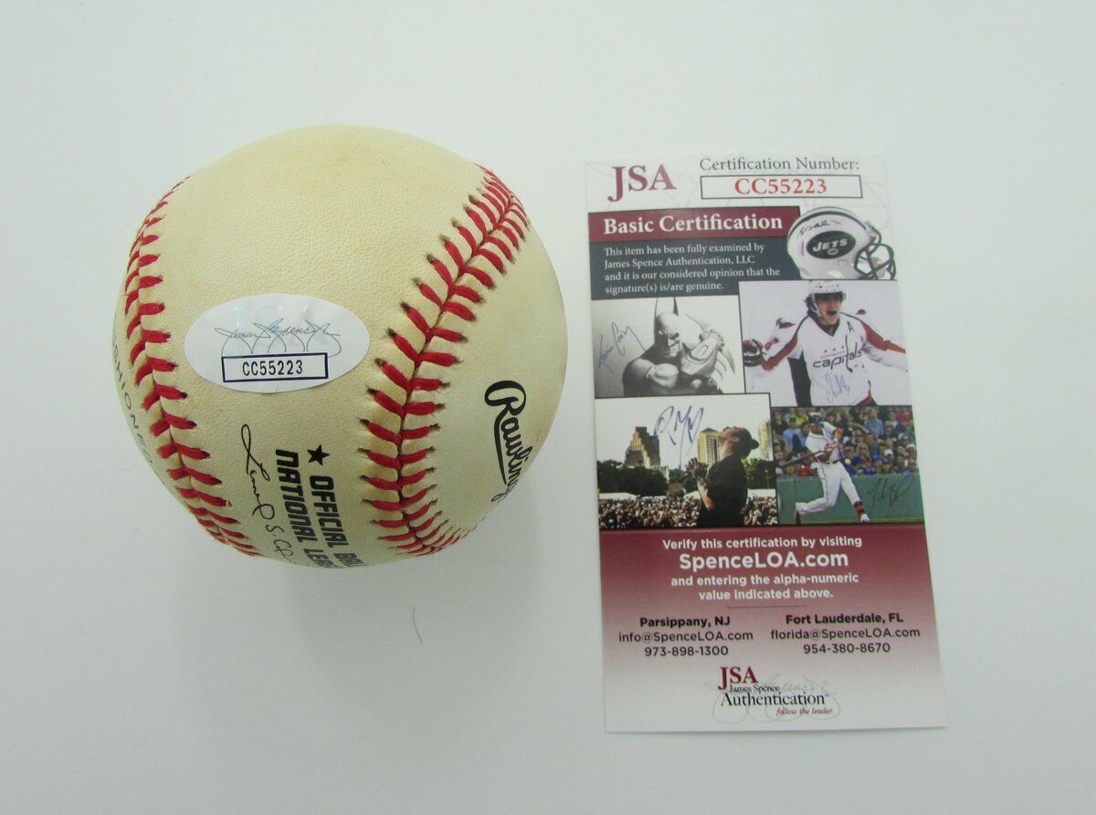 Mike Liberthal Phillies Signed/Autographed OML Baseball JSA 141095