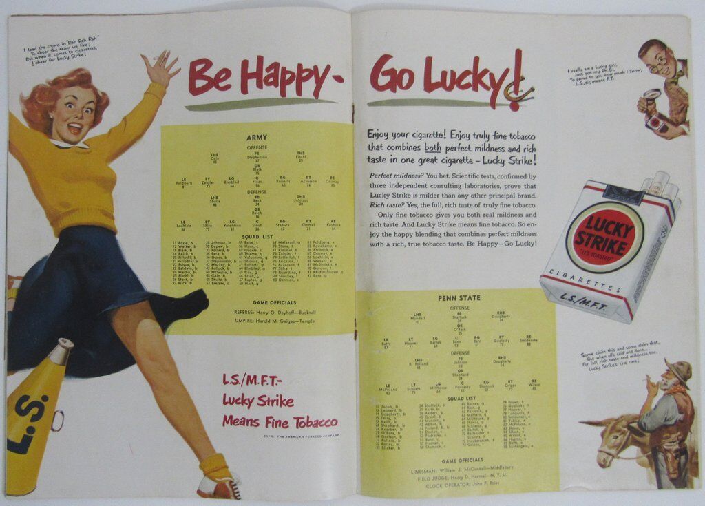 1950 Penn State Nittany Lions vs. Army College Football Program 137613