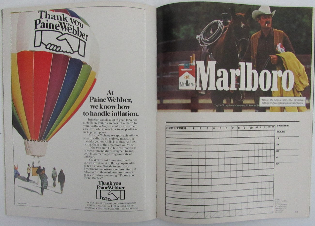 1980 World Series Philadelphia Phillies vs. Kansas City Royals Program 175621