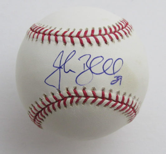 Josh Barfield Autographed OML Baseball Cleveland Indians 180542