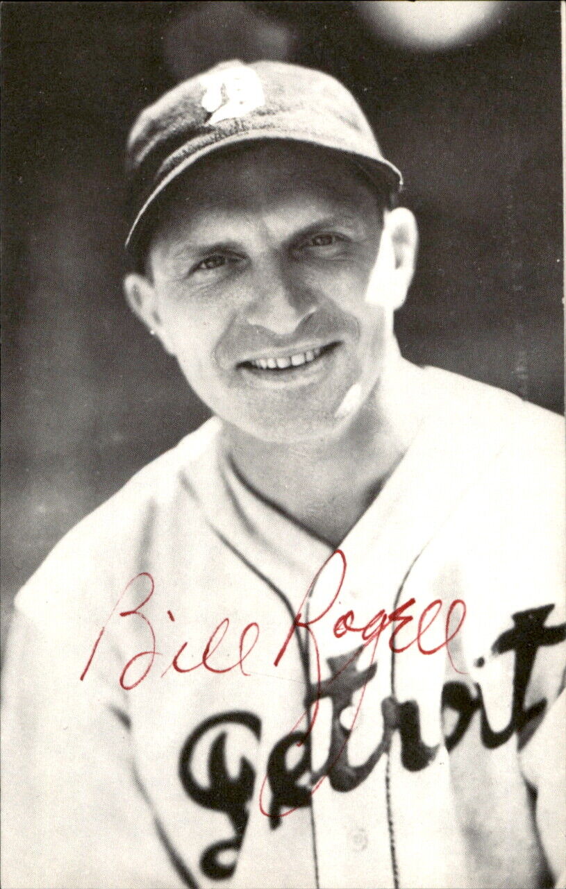 Billy Rogell Tigers d. 2003 Signed/Autographed 3x5 Photo 178756