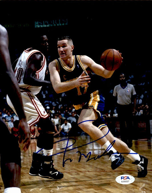 Chris Mullin Golden State Warriors HOF Signed/Auto 8x10  Photo PSA/DNA 160565