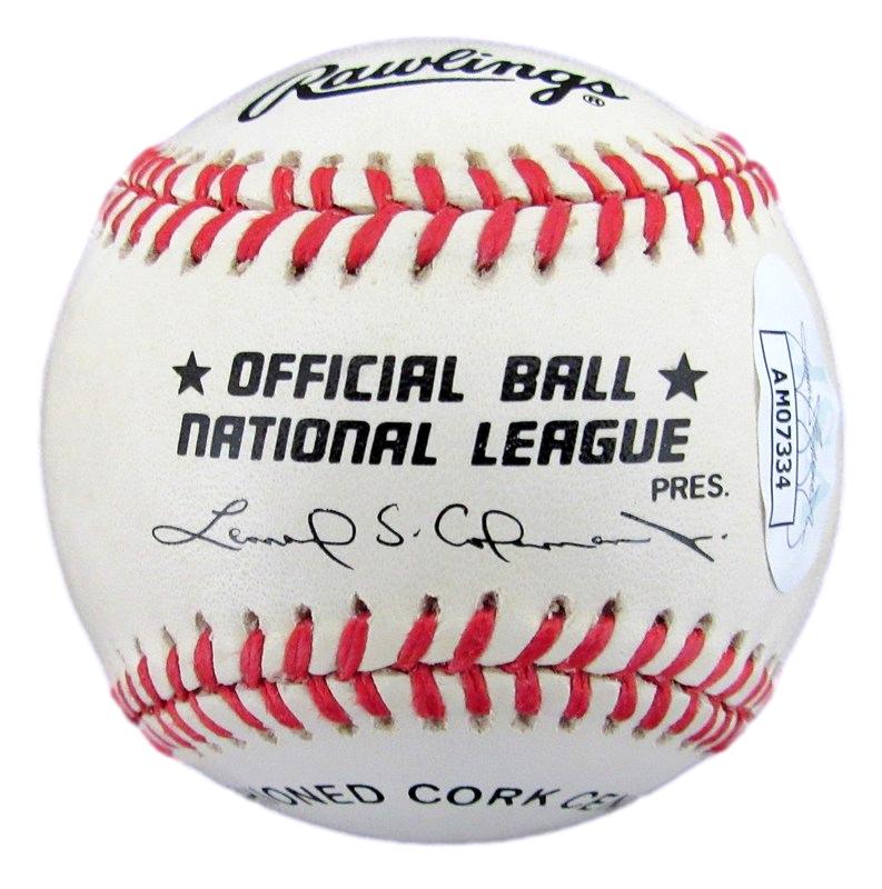 Robin Roberts HOF Autographed/Inscr Rawlings ONL Baseball Phillies JSA 183209