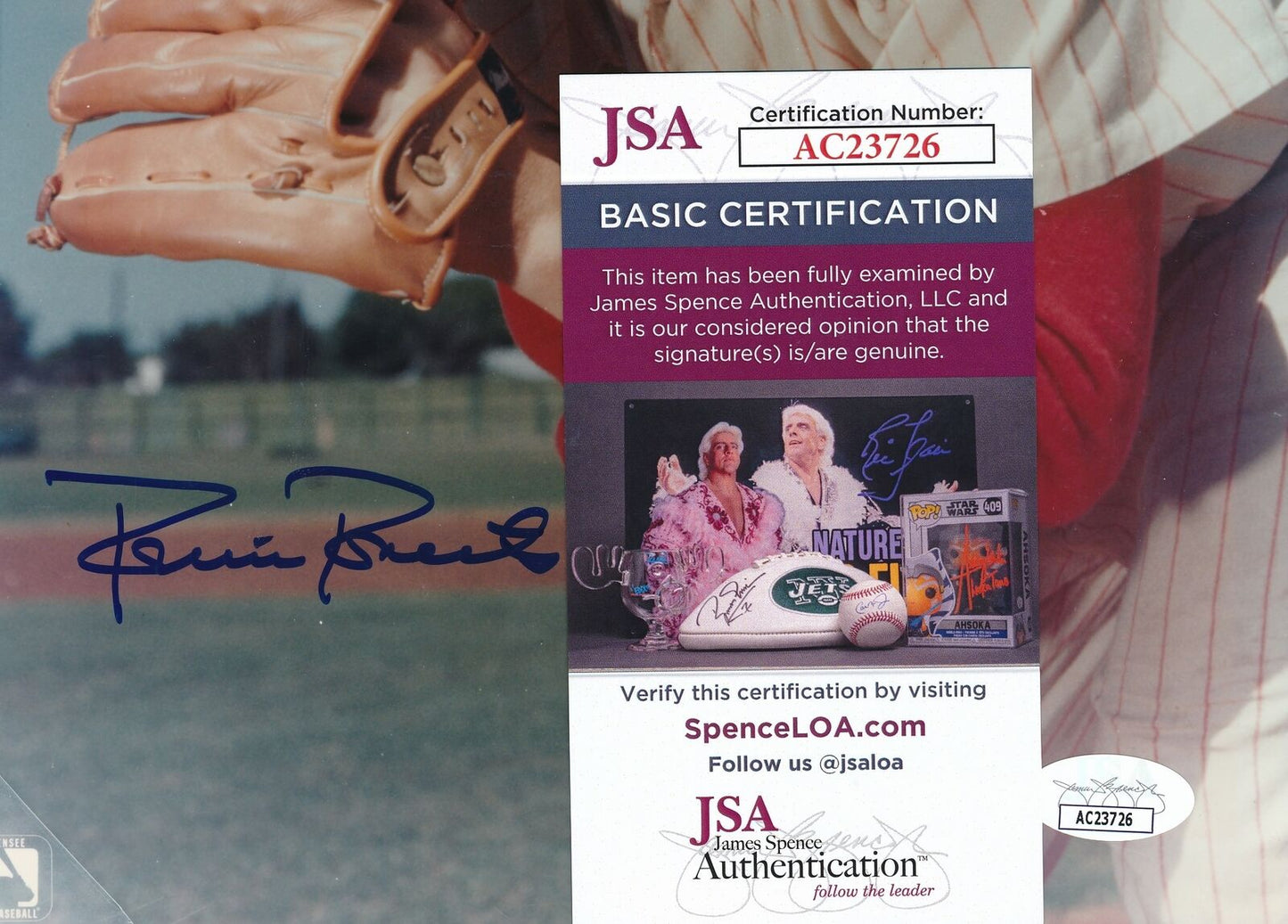Robin Roberts HOF Autographed 8x10 Photo Philadelphia Phillies JSA