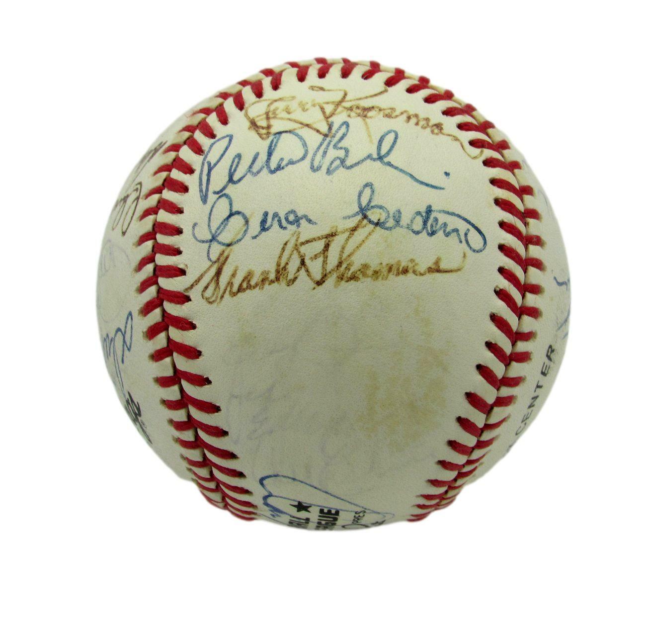 1960s Stars Signed by 18 ONL Baseball Koosman Oliver Jenkins Agee 158914