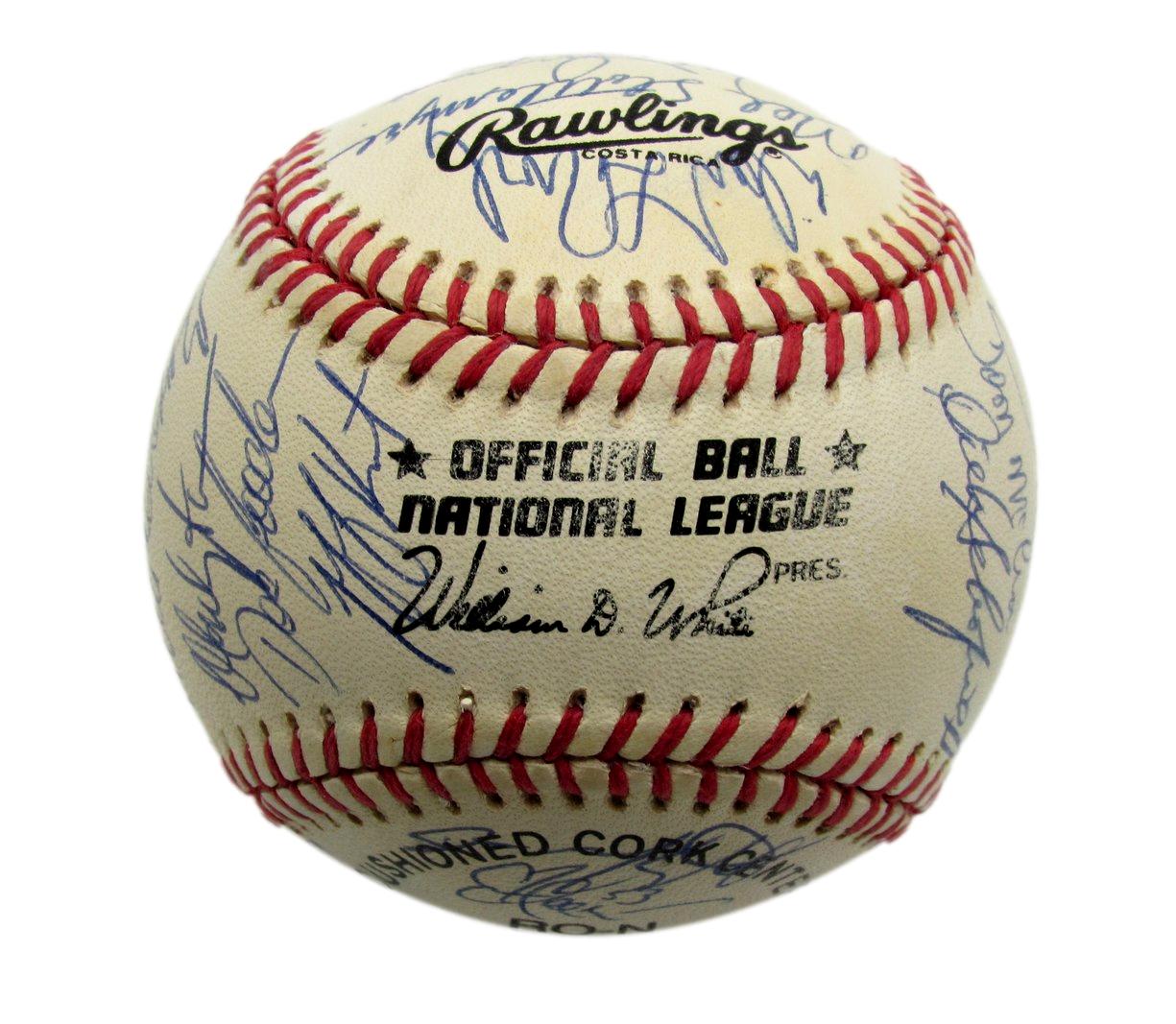 1992 Mets Team Autographed by 30 Torborg Murray Gooden ONL Baseball 182809
