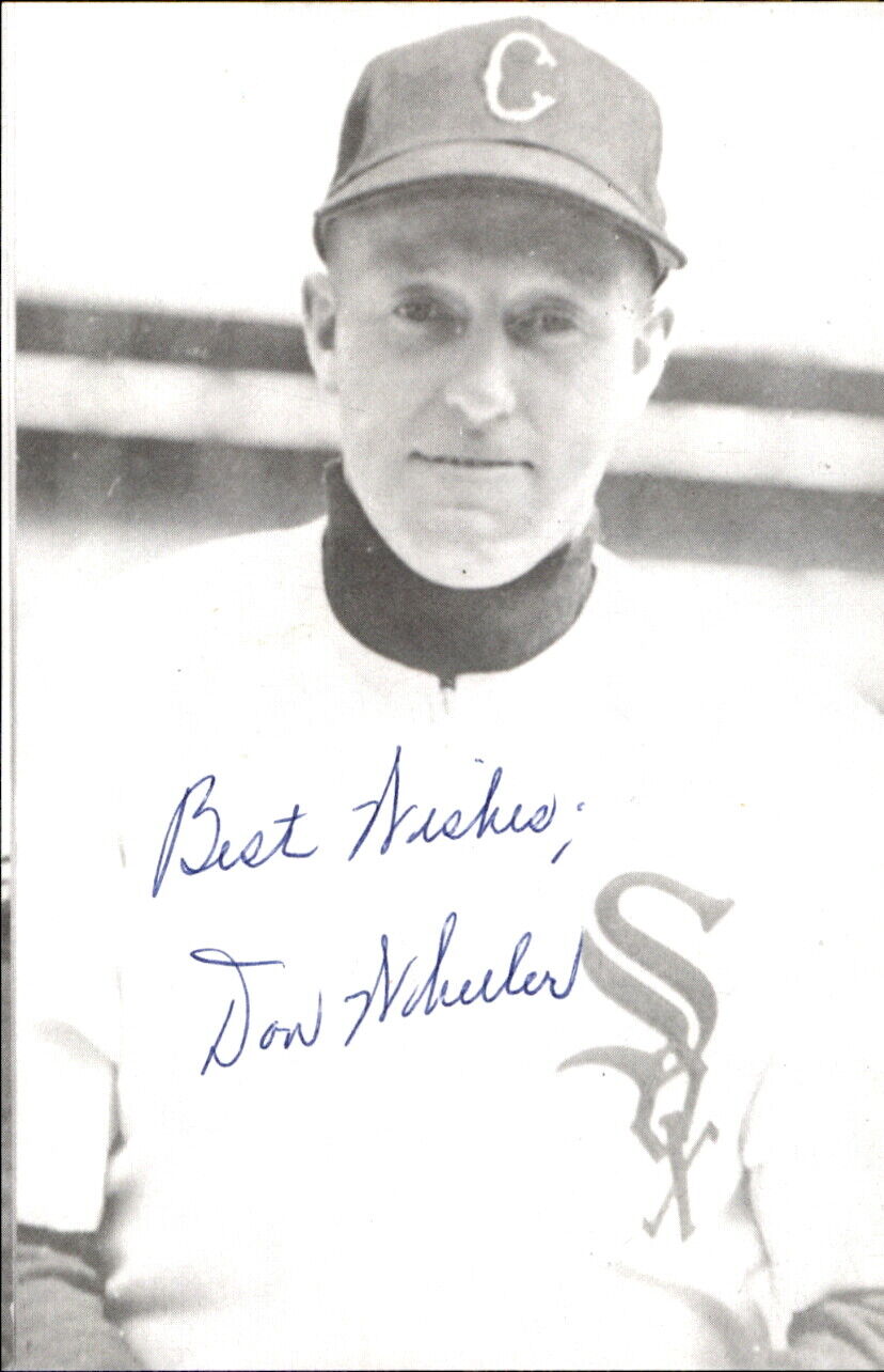 Don Wheeler White Sox d. 2003 Signed/Autographed 3x5 Photo 179323