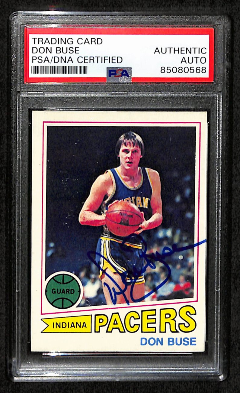 1977/78 TOPPS #94 Don Buse Auto/Signed Card PSA/DNA 185484