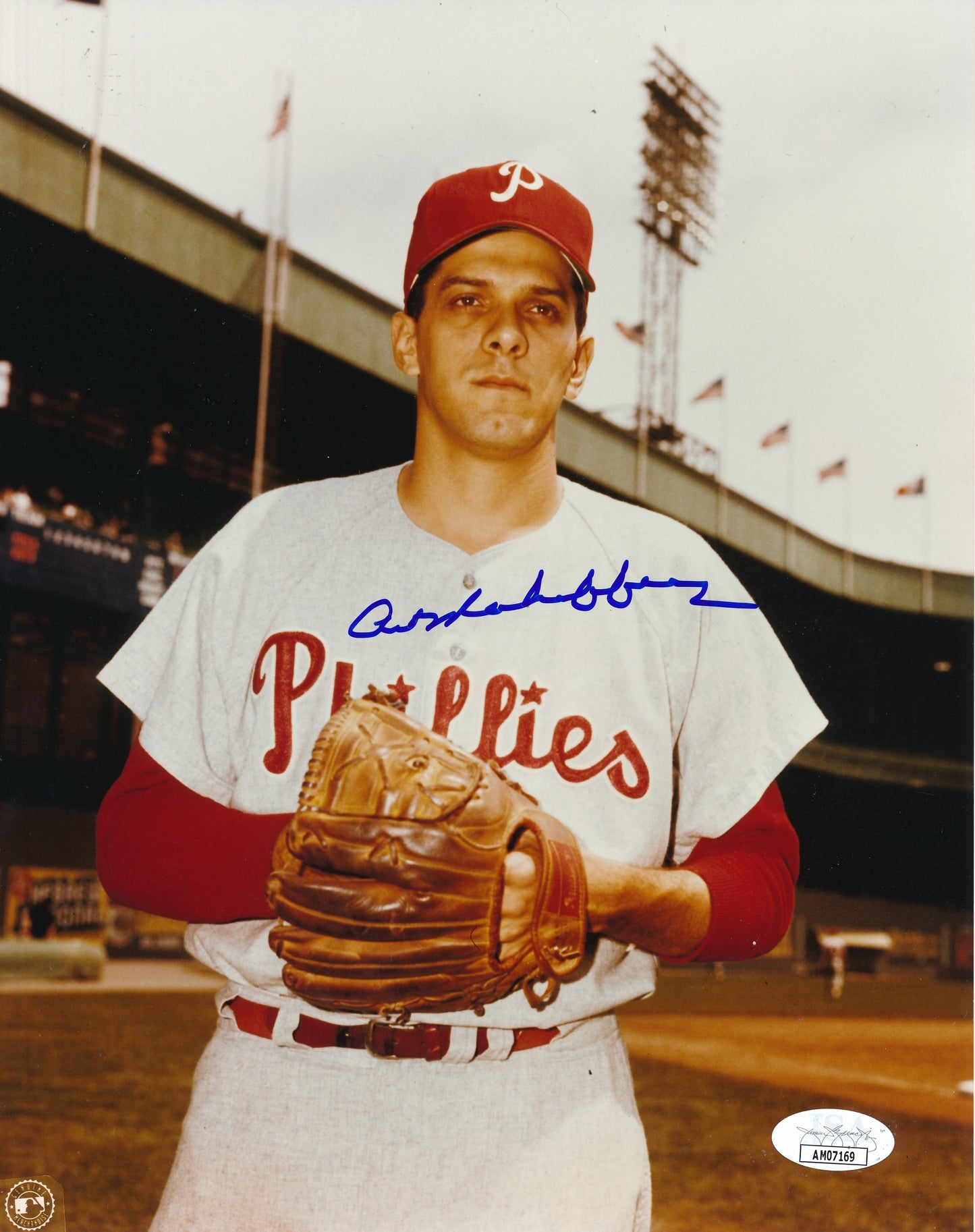 Art Mahaffey Autographed 8x10 Photo Philadelphia Phillies JSA 181932