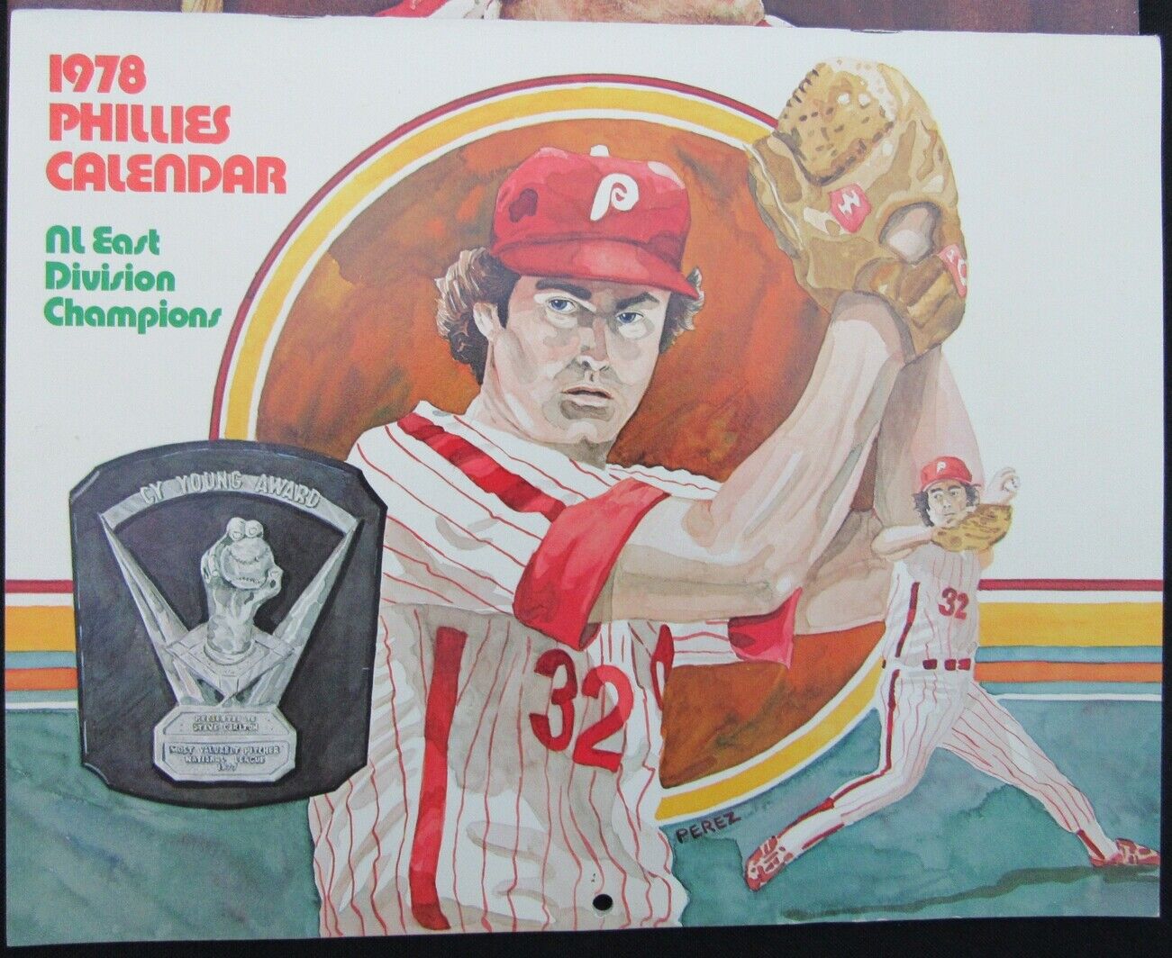 Lot of 2 1978/1979 Philadelphia Phillies Calendars Bowa/Carlton 157933