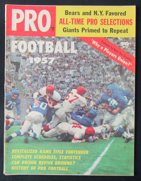 1957 PRO Football Magazine 190404