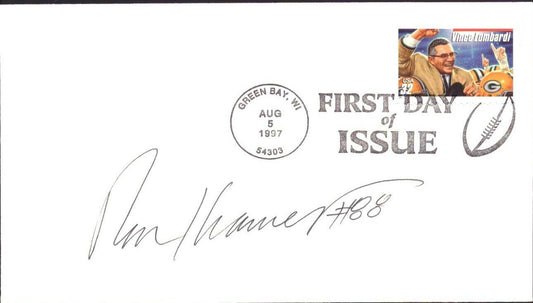 Ron Kramer Signed 1997 FDC First Day Cover Green Bay Packers 151468