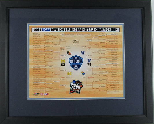 Villanova 2018 NCAA Bracket 11x14 Photo Framed Unsigned 136046