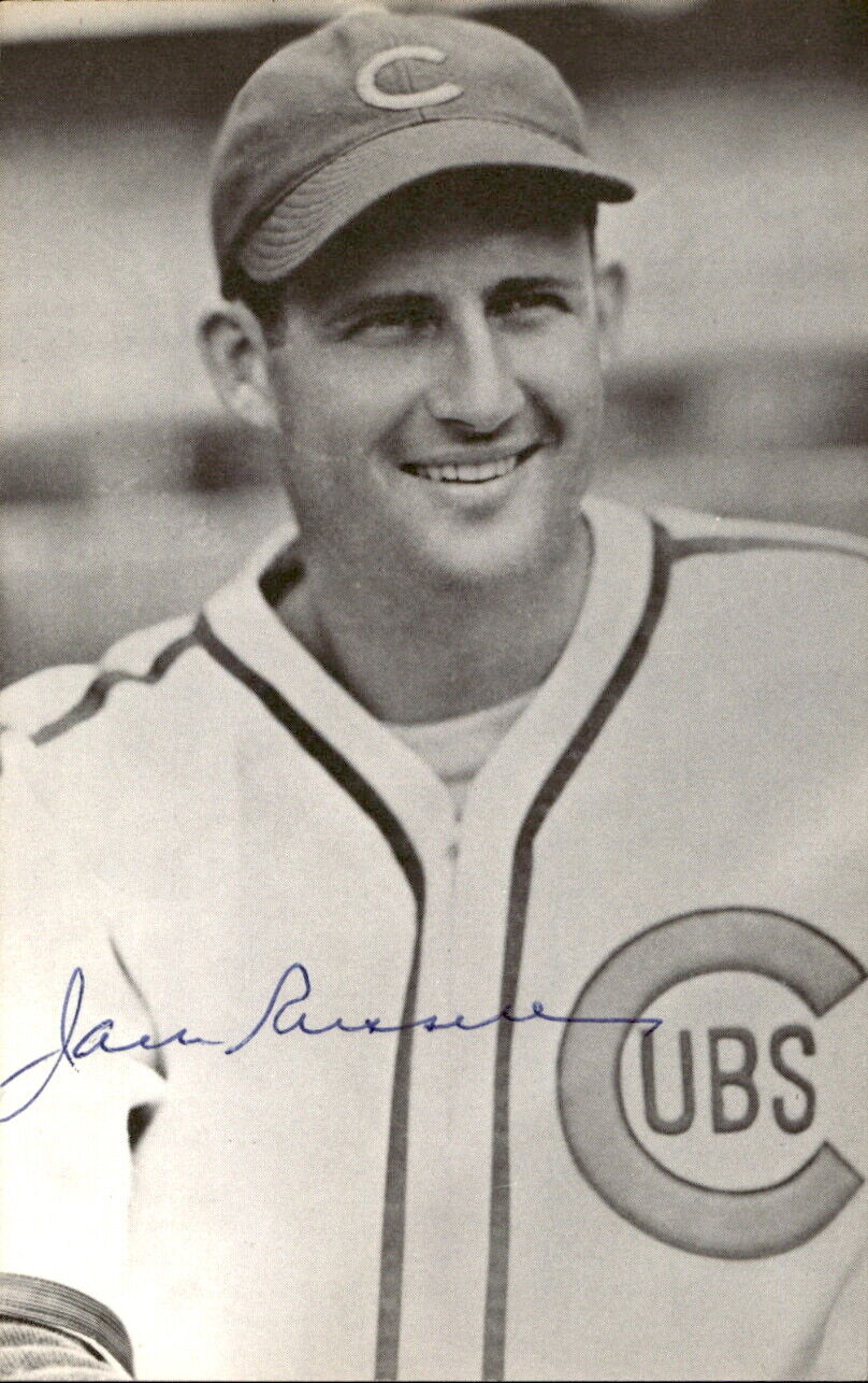 Jack Russell Chicago Cubs d. 1990 Signed/Autographed 3x5 Photo 178765