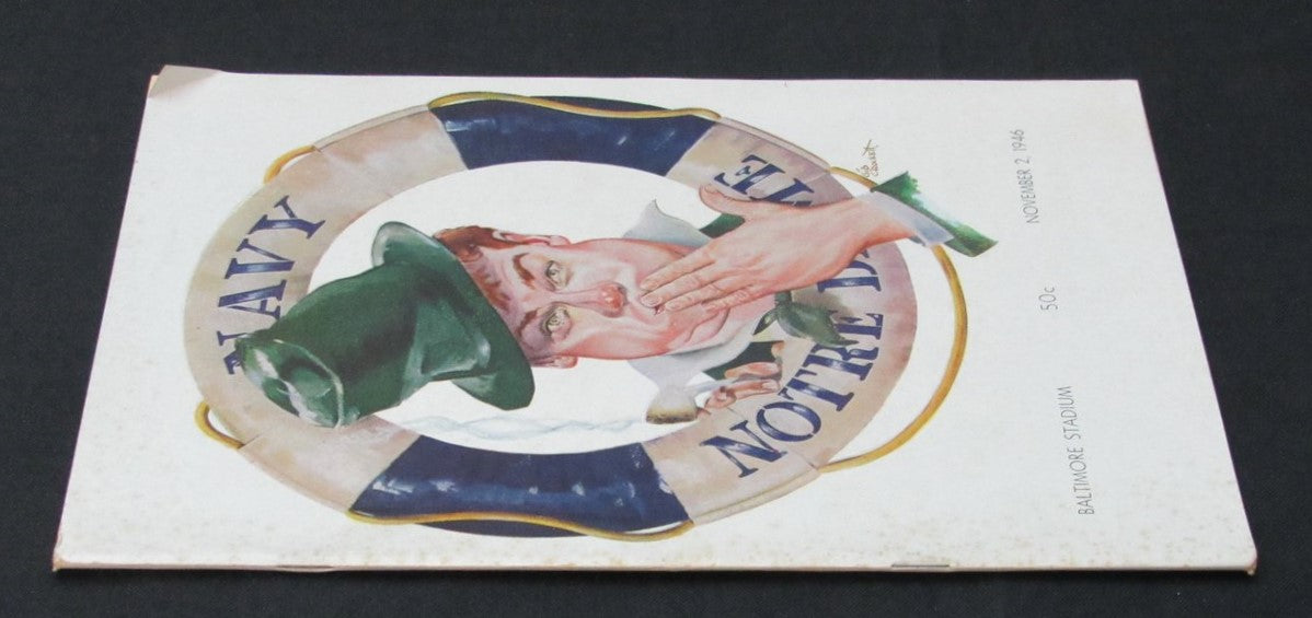 11/2/1946 Navy vs. Notre Dame College Program 185926