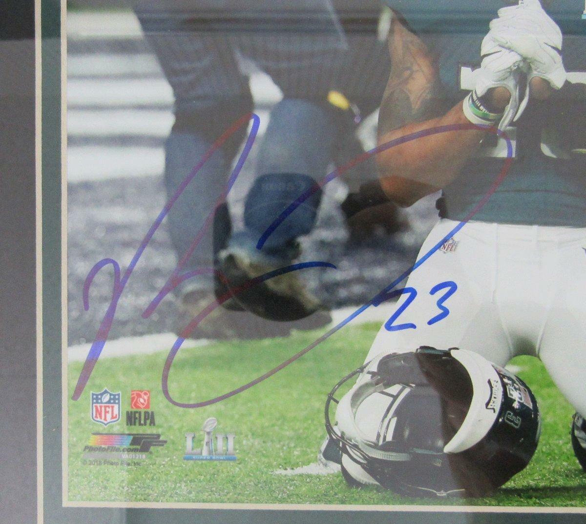Rodney McLeod Eagles Superbowl LII Champion Signed 8x10 Photo Framed JSA 135199
