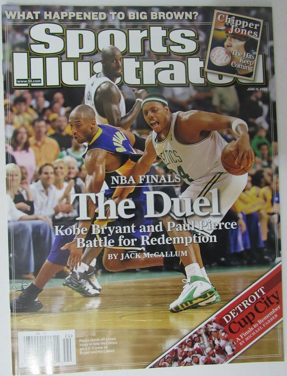 2008 Kobe Bryant Lakers Sports Illustrated NO LABEL 153401